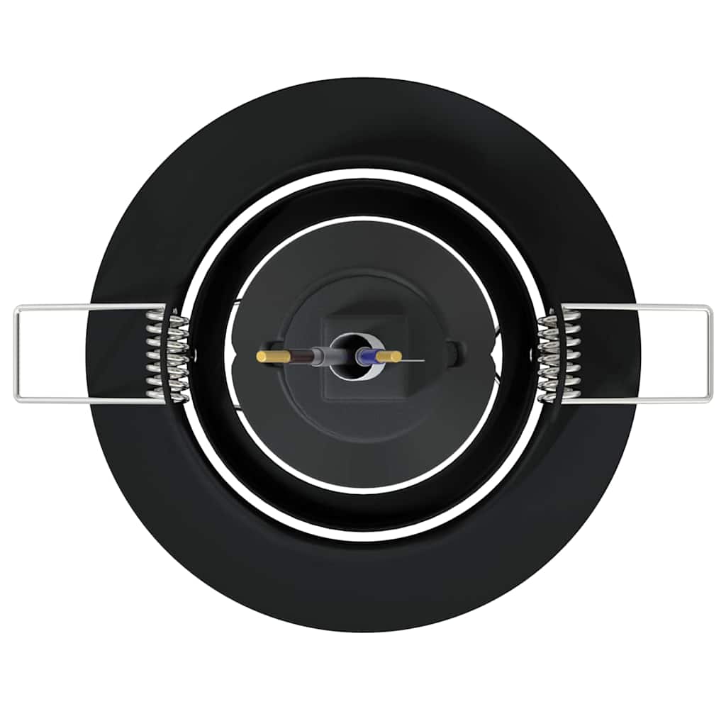 Spotlight 6 pcs Svart 9 x 9 x 2.5 cm Metall