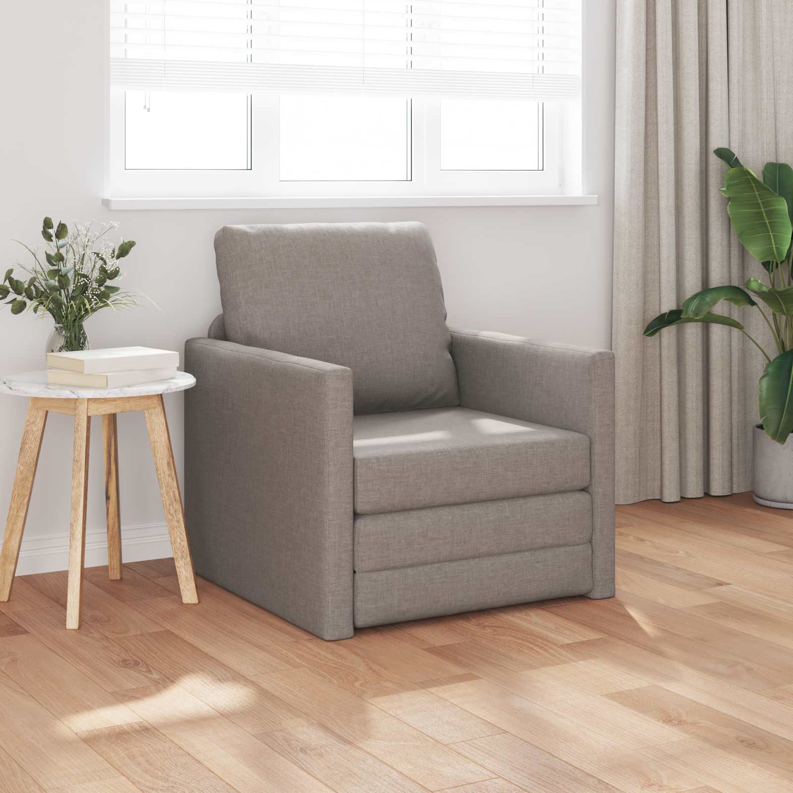 Soffsäng Taupe 74 x 77 x 81 cm tyg