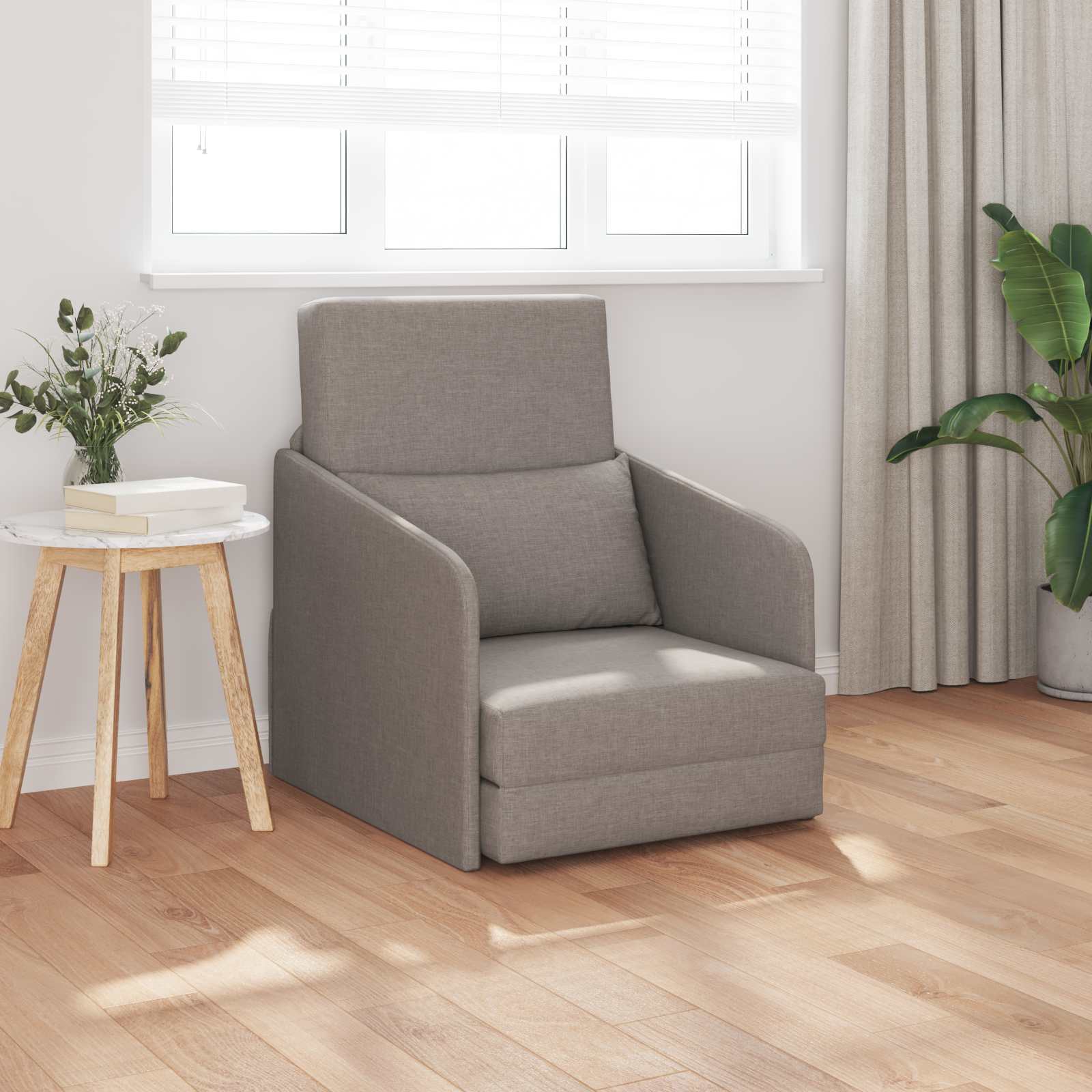 Soffsäng Taupe 65 x 80 x 83 cm tyg