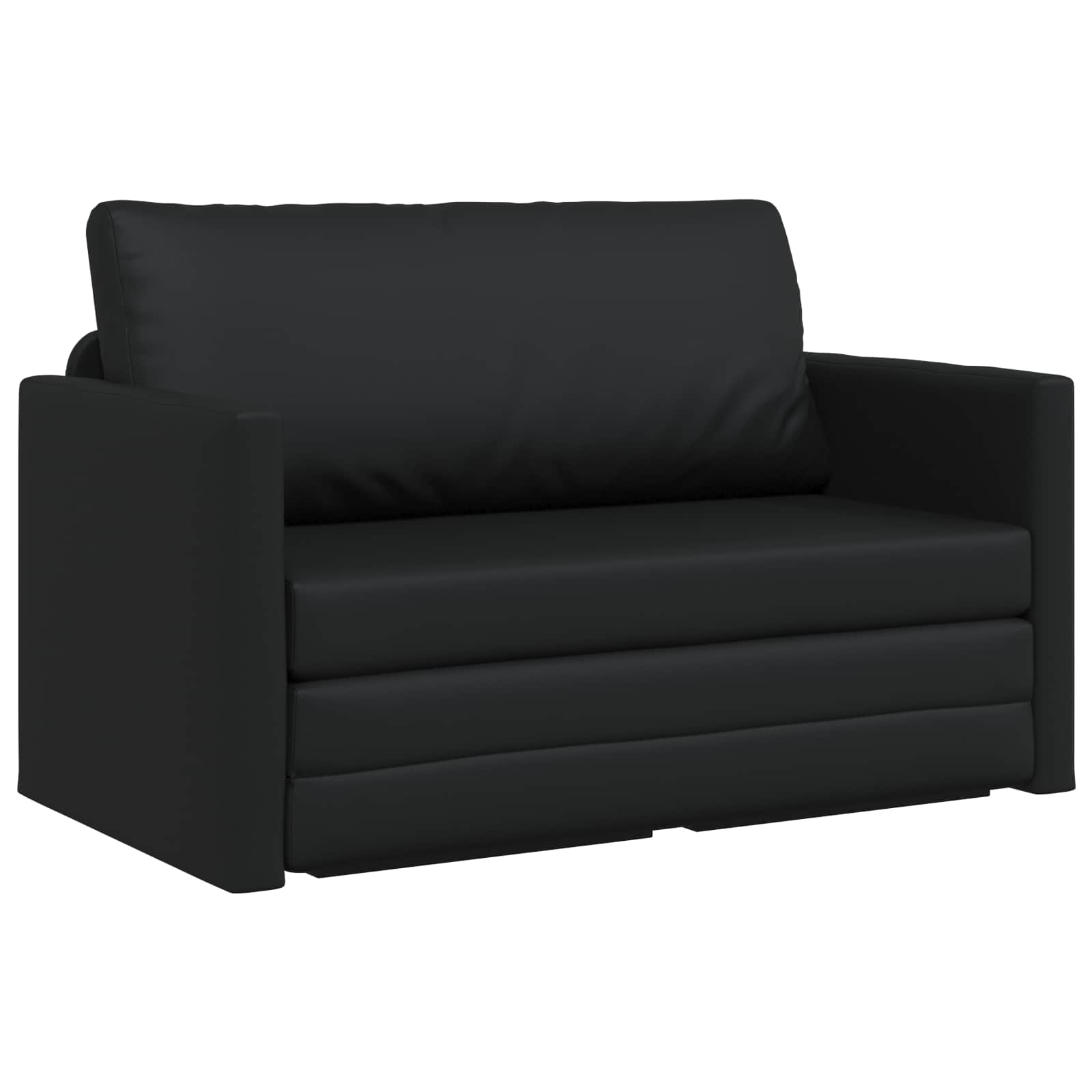 Soffsäng Svart 124 x 71 x 78 cm Konstläder