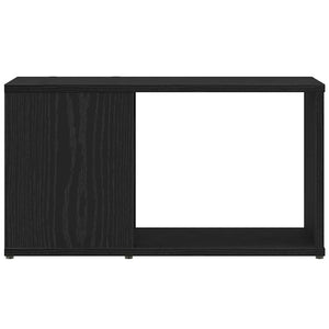 TV-bänk svart ek 60x24x32 cm konstruerat trä