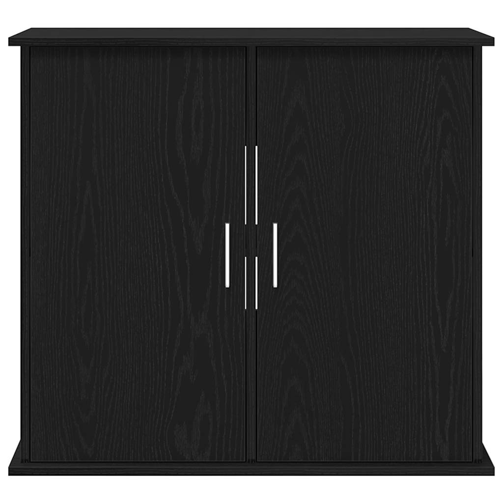 Akvariestativ svart ek 81x36x73 cm konstruerat trä