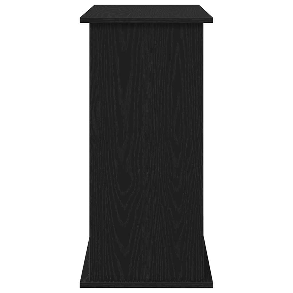Akvariestativ svart ek 81x36x73 cm konstruerat trä