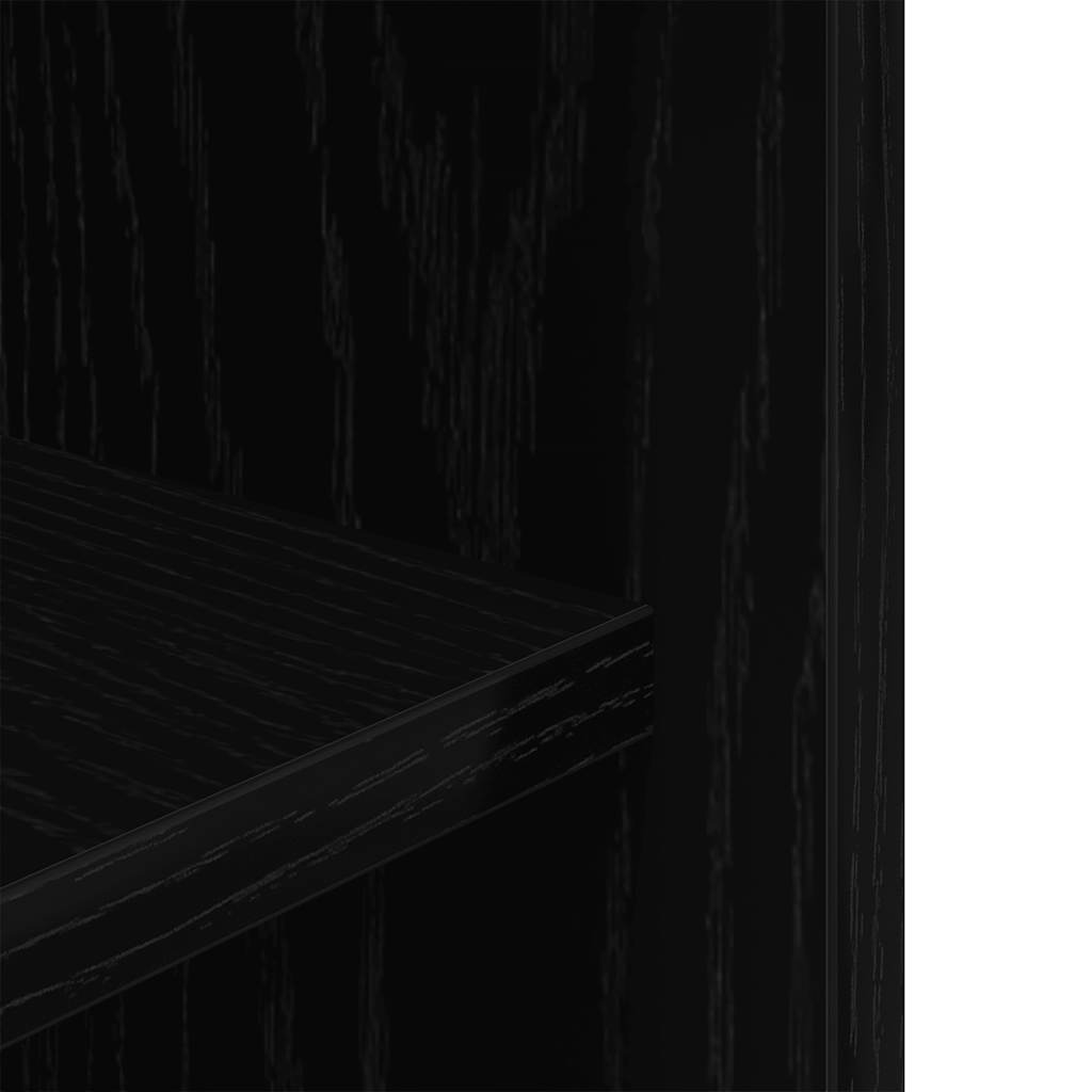 Akvariestativ svart ek 75x36x72,5 cm konstruerat trä