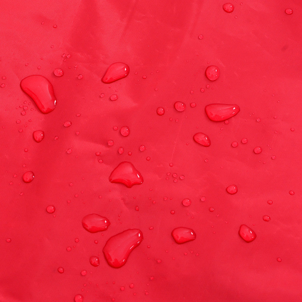 Regnrock för hundar med reflexer polyester röd m