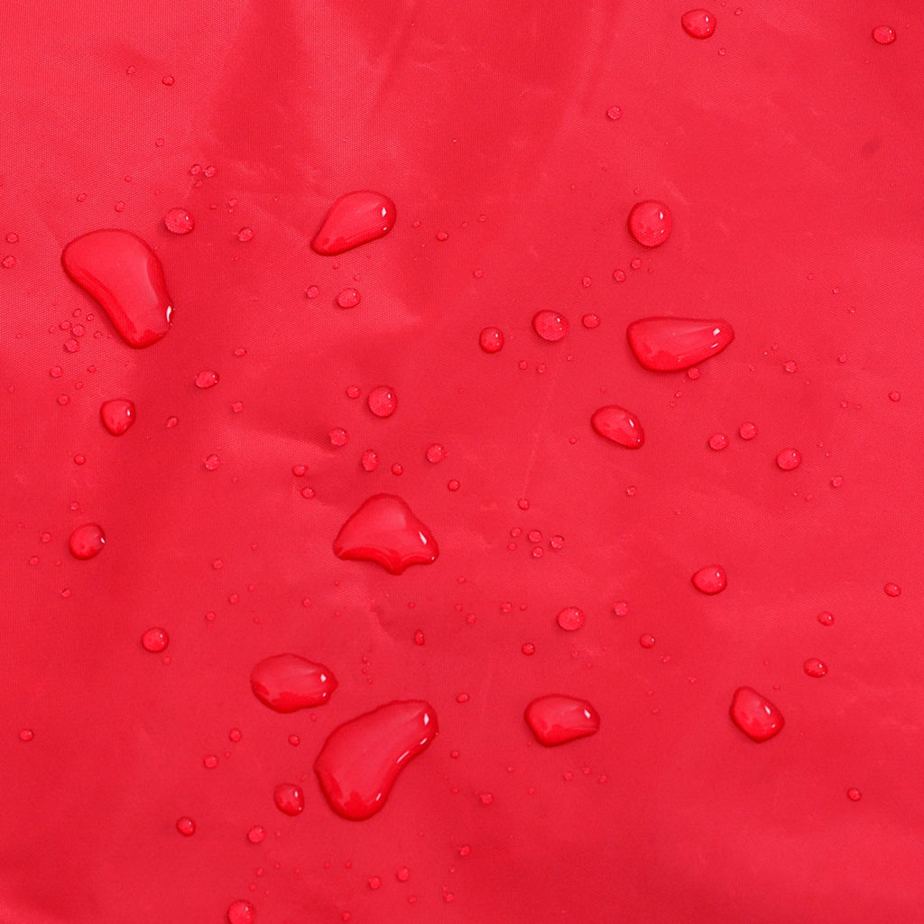 Regnrock för hundar med reflexer polyester röd 2XL