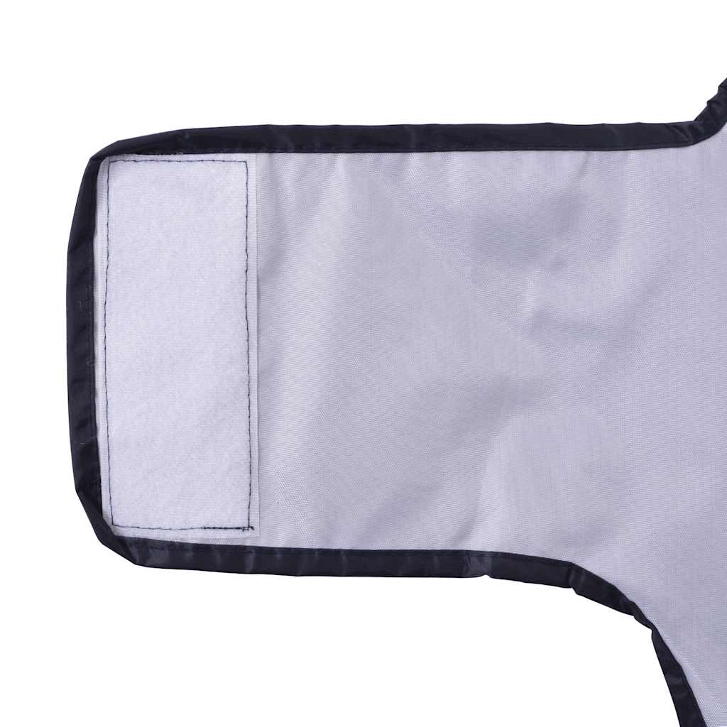 Regnrock för hundar med reflexer polyester marinblå XXS