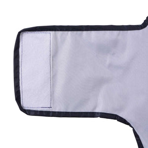 Regnrock för hundar med reflekterande remsor polyester