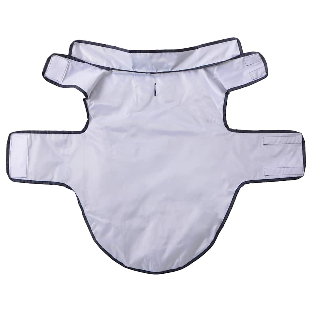 Regnrock för hundar med reflexer polyester marinblå XL