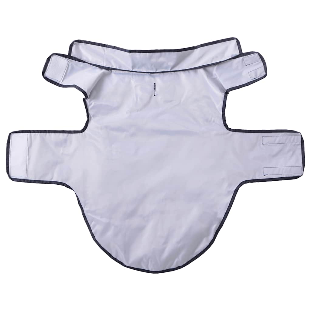 Regnrock för hundar med reflexer polyester marinblå 2XL