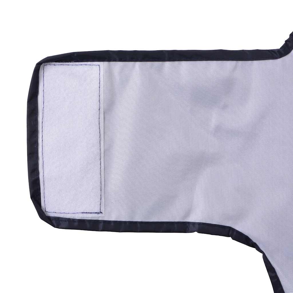 Regnrock för hundar med reflexer polyester marinblå 2XL