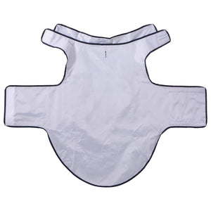 Regnrock för hundar med reflexer polyester marinblå 3XL