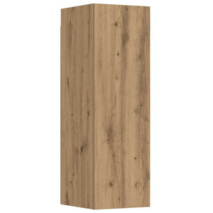 Väggmonterade TV-skåp 5 st ek konstruerat trä