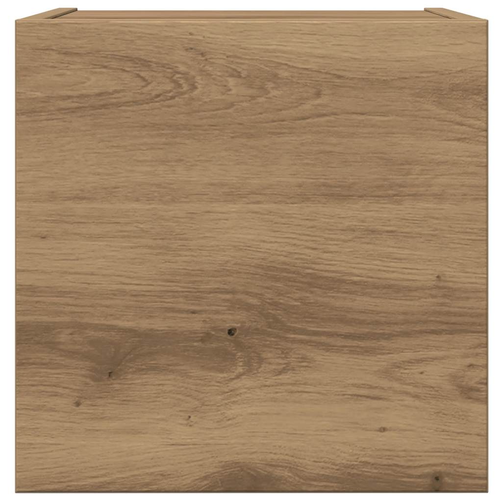 TV-skåp väggmonterat 4 delar artisan ek konstruerat trä