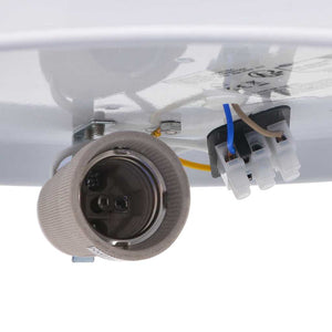 Taklampa med strålkastare Grå 30 x 30 x 13,5 cm tyg