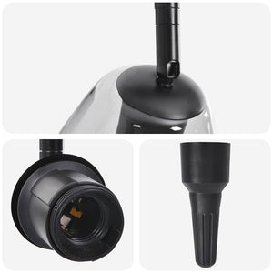 Takspotlight Svart 33 x 13 x 26 cm Glas och Metall