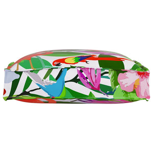 Kudde Blommor 4 pcs Flerfärgsdesign 40 x 40 x 8 cm Oxford Tyg