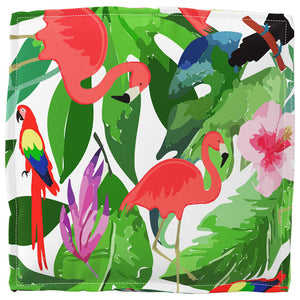 Kudde Blommor 4 pcs Flerfärgsdesign 40 x 40 x 8 cm Oxford Tyg