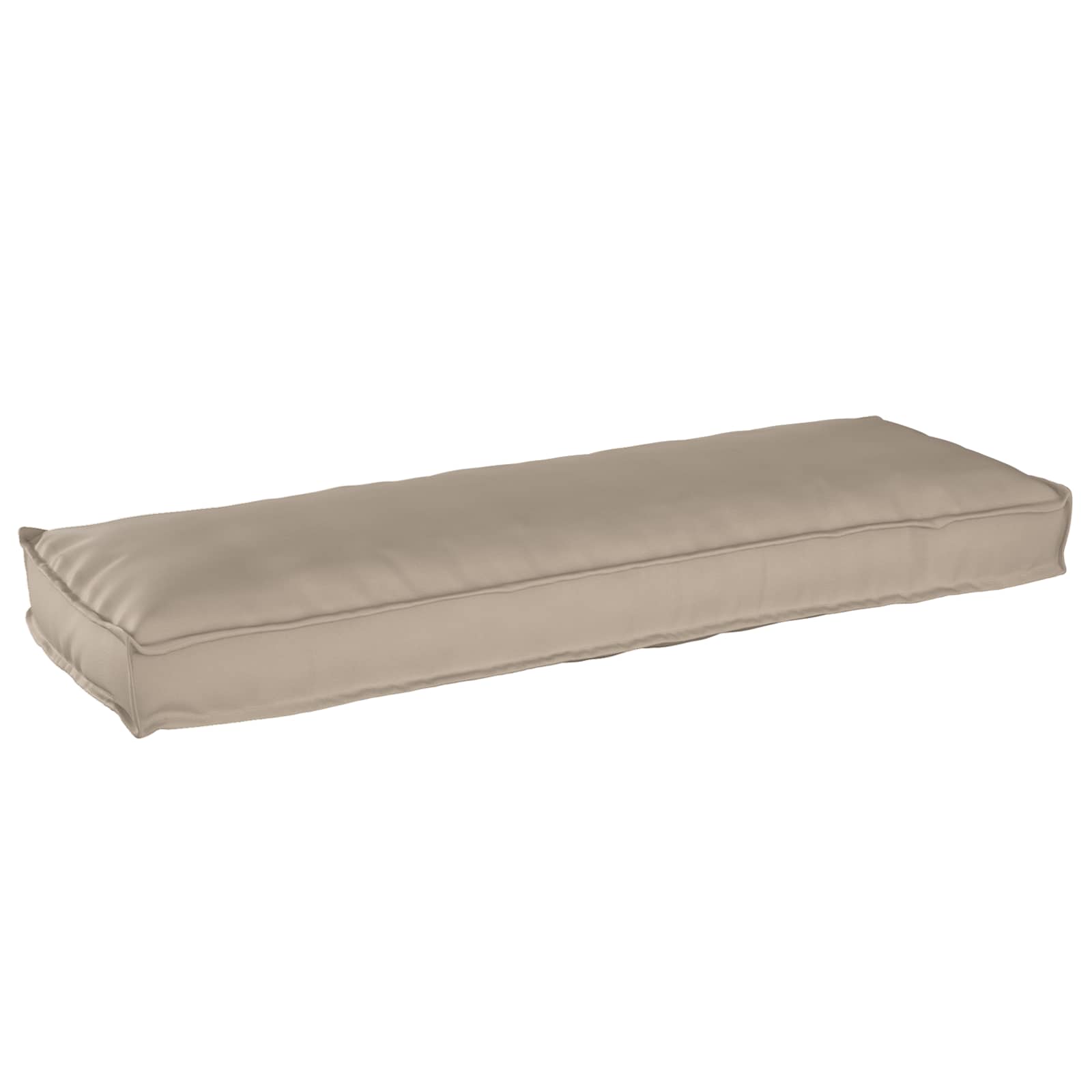 Kudde Taupe 120 x 40 x 8 cm Oxford Tyg