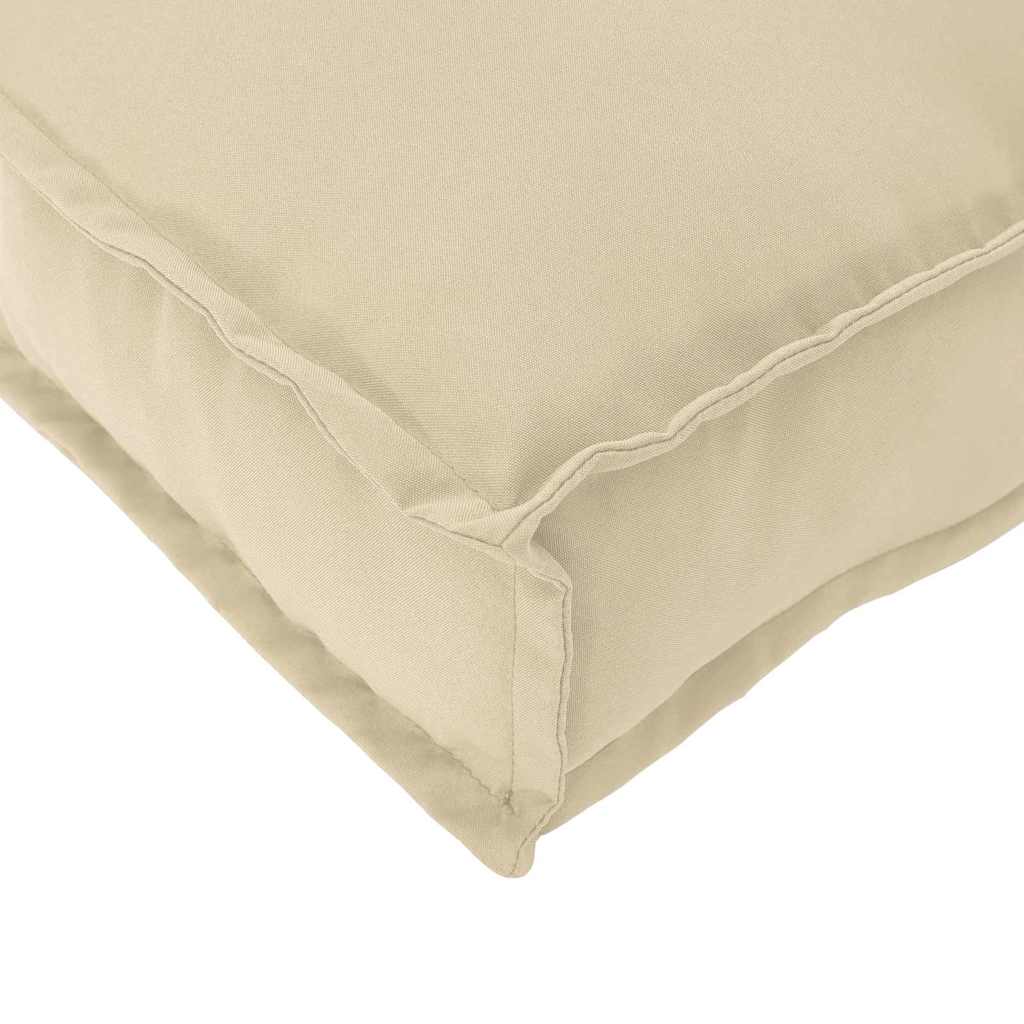 Pallkudde Beige 180 x 40 x 8 cm Oxford tyg