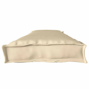 Pallkudde Beige 180 x 40 x 8 cm Oxford tyg