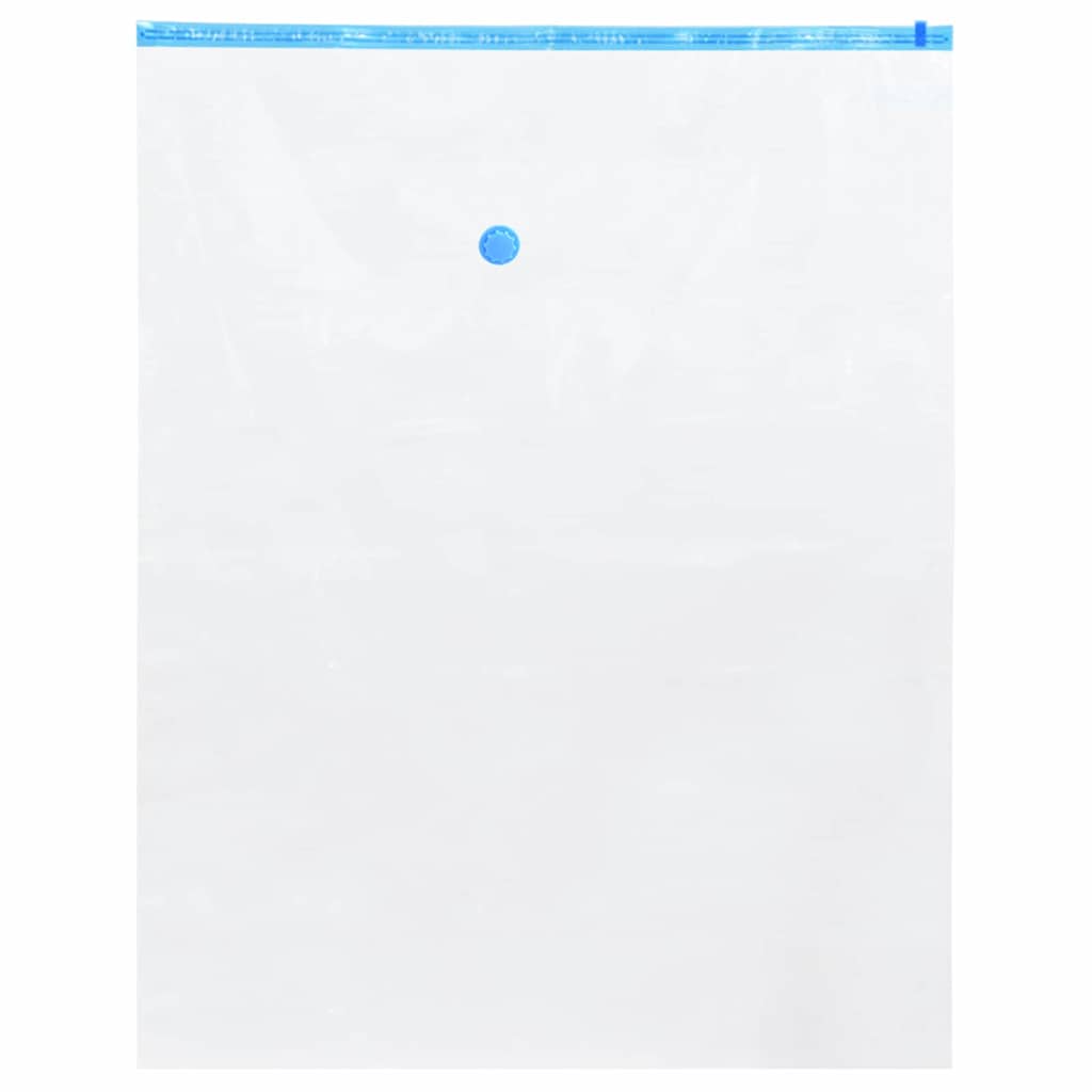 Förvaringspåsar 50 pcs Transparent och Blå 130 x 100 cm