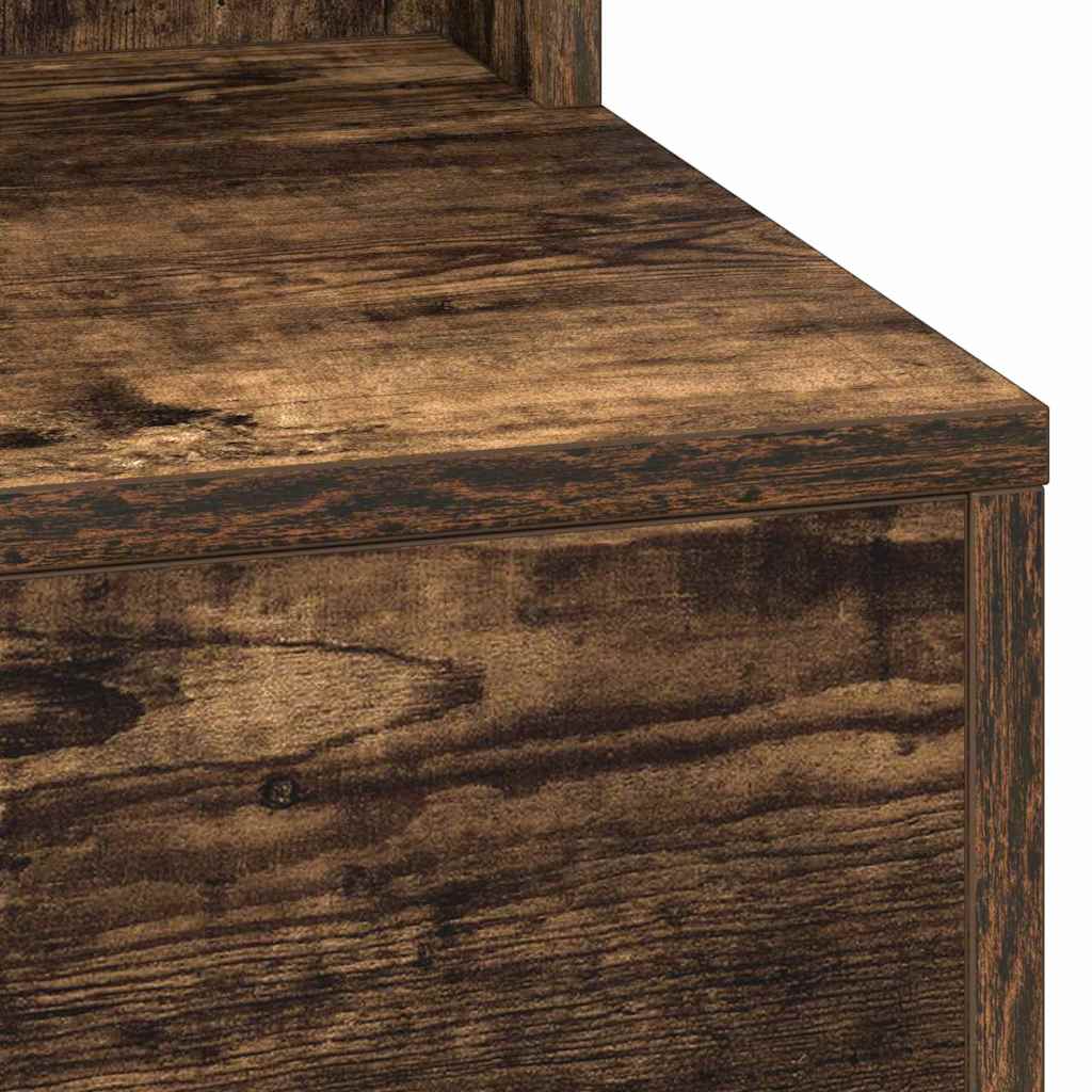 Smyckebord med hylla Rökt ek 100 x 41 x 135 cm Konstruerat trä