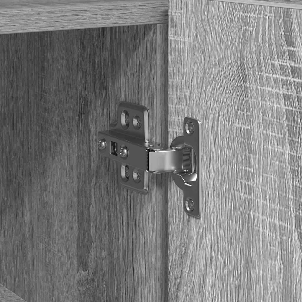 Sideboard Grå Sonoma 116 x 30 x 75 cm Konstruerat trä