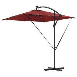 Cantilever bananparasol Terracotta 249 x 249 x 250 cm