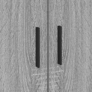 Sängram med låda Grå Sonoma 80 x 200 cm Konstruerat trä