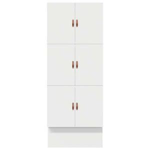 Förvaringssängram med låda Vit 90 cm Konstruerat trä