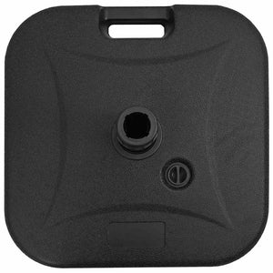 Parasollfot Svart 45 x 45 x 29,5 cm Högdensitetspolyeten