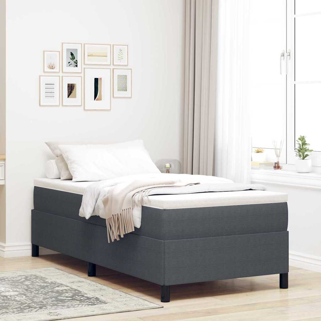 Bäddfjäder Mörkgrå 100 x 200 cm Kordread tyg
