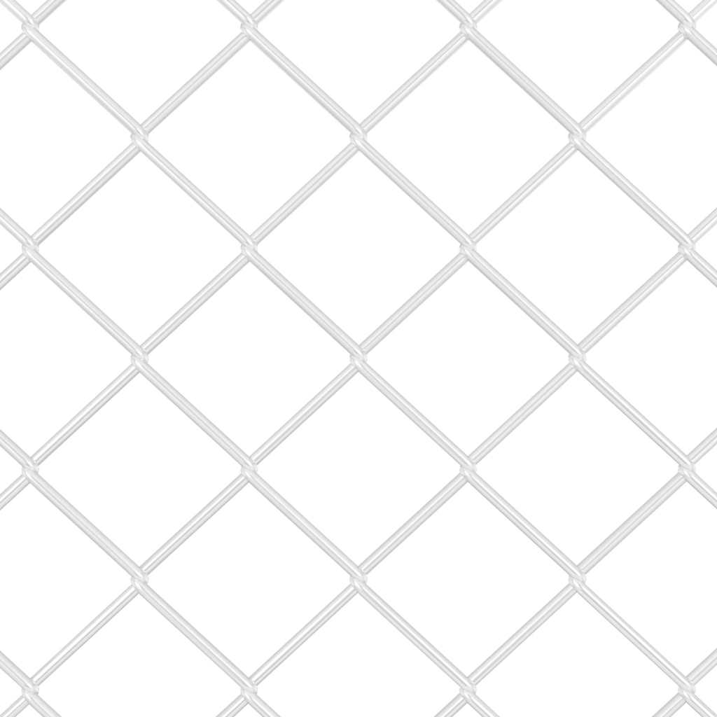 Stängsel med stolpe Silver 1,2 x 10 m Stål