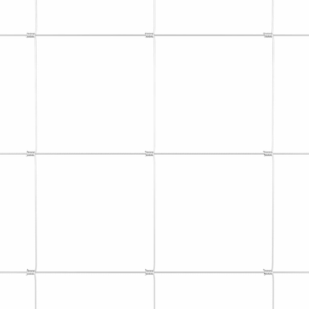 Stängsel med stolpe Silver 1,2 x 50 m Stål