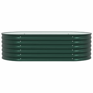 Upphöjd odlingslåda Grön 160 x 80 x 44 cm Stål