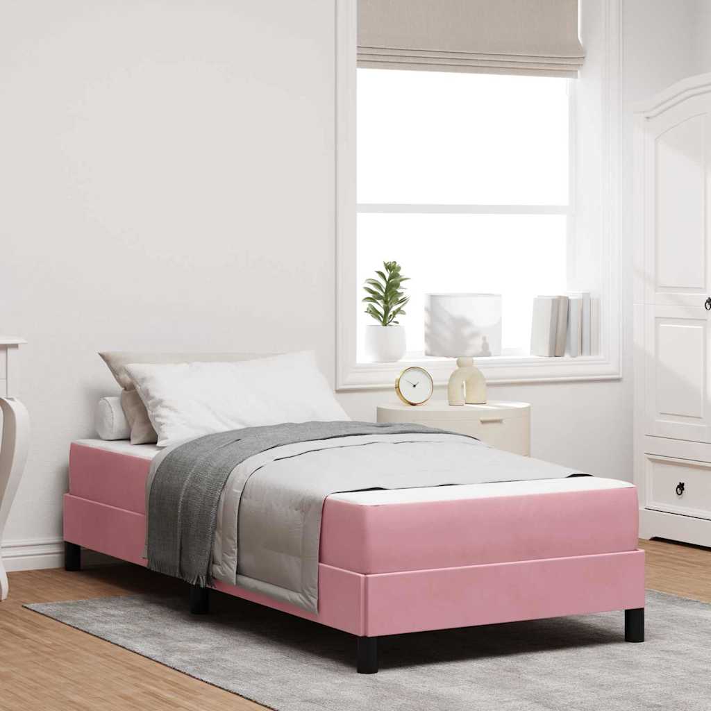 Bäddfjäder med madrass Rosa 90 x 210 cm tyg