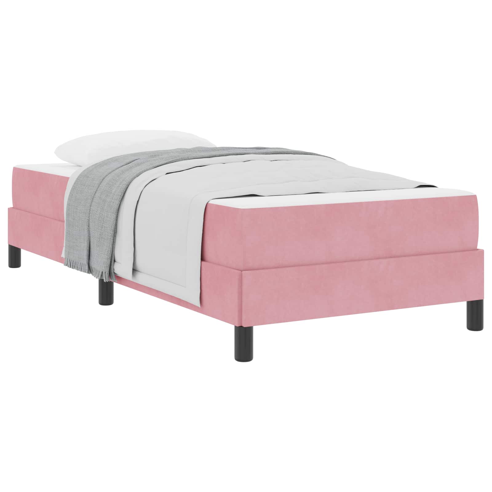 Bäddfjäder med madrass Rosa 90 x 210 cm tyg