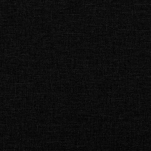 Bäddfjäder med madrass Svart 190 x 90 cm Polyester