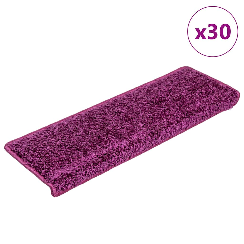 Trappmattor 30 st 65x21x4 cm violett