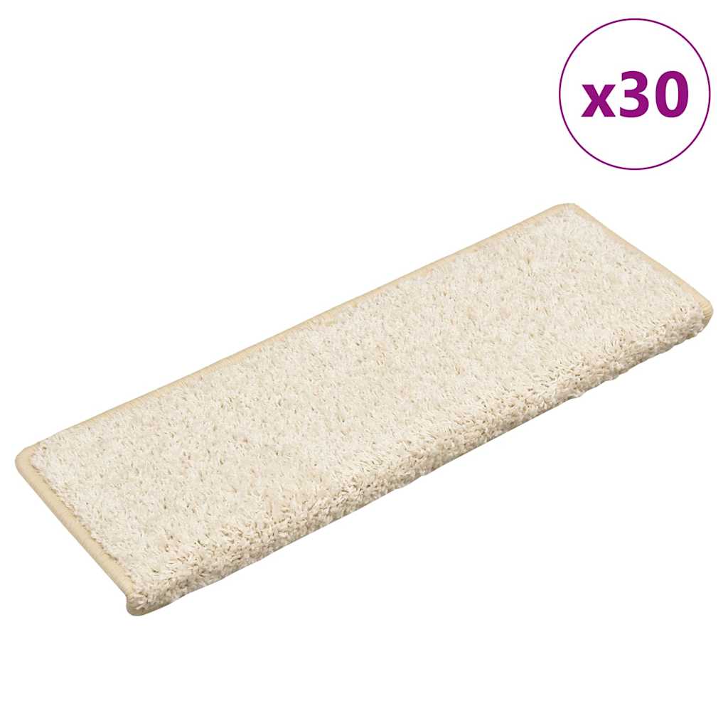 Trappmattor 30 st 65x21x4 cm vit