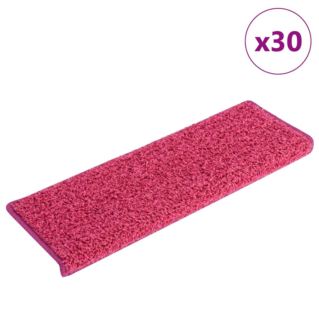 Trappmattor 30 st 65x21x4 cm rosa