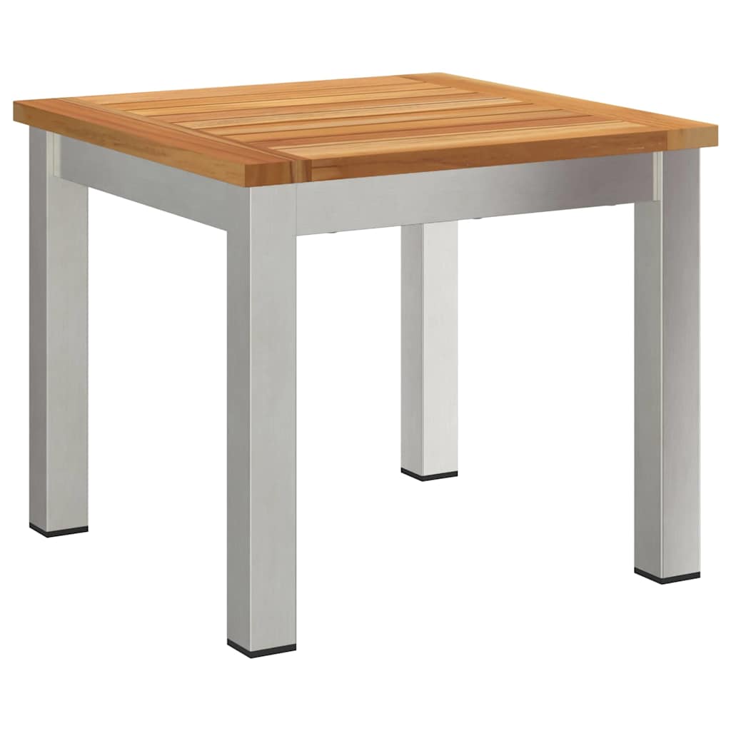 Solstol 3 pcs Brun Massivt Akaciaträ