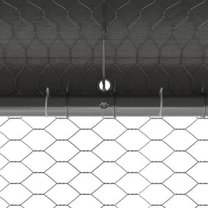 Hönshus Silver 400 x 200 x 198.5 cm Galvaniserat Stål