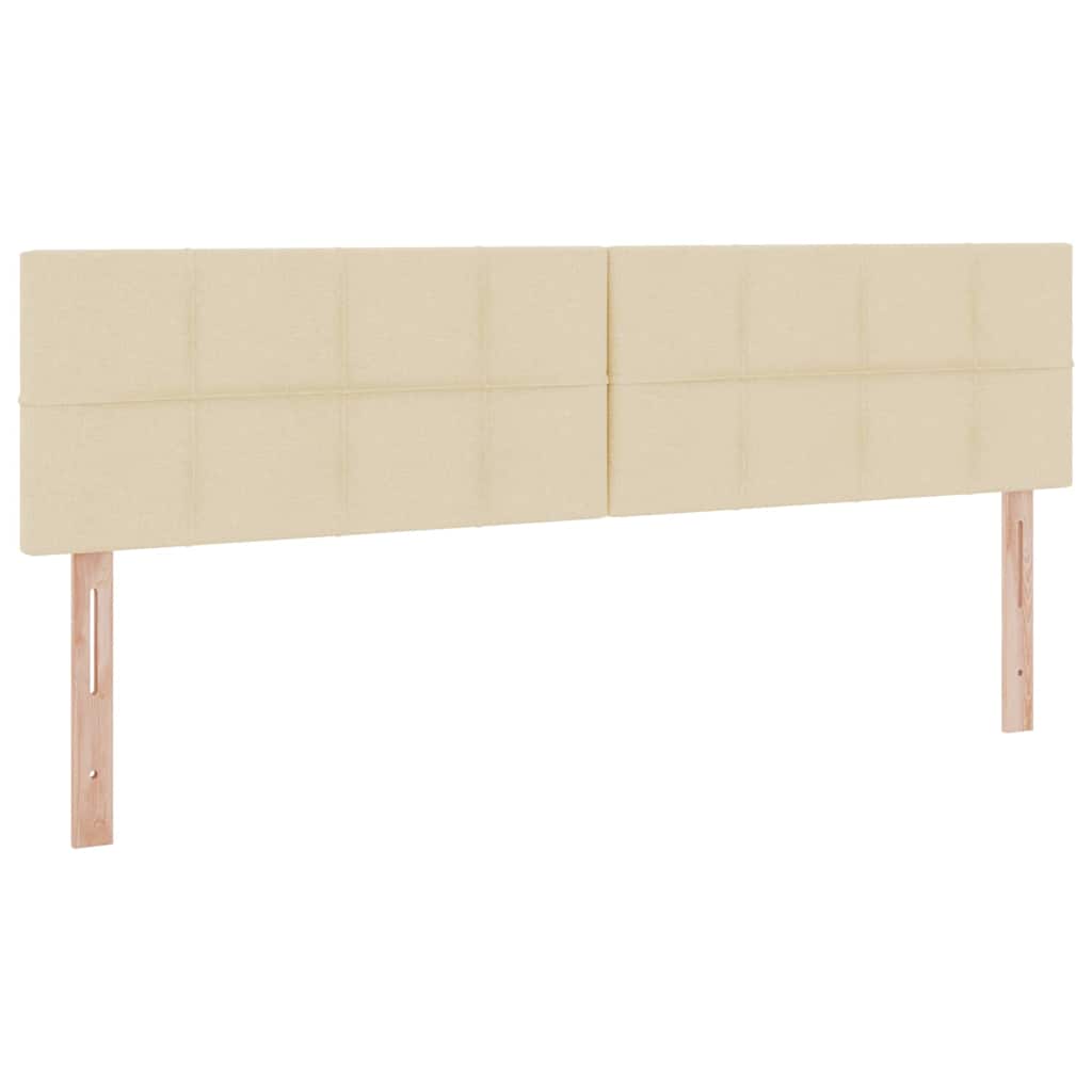 Förvaringssäng med LED med madrass Kräm 160 x 200 cm Polyester