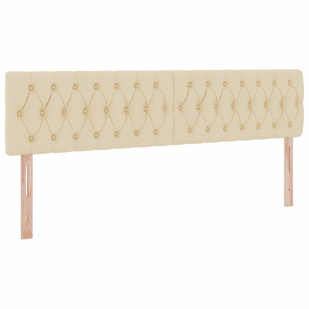 Förvaringssäng med LED med madrass Kräm 180 x 200 cm Polyester