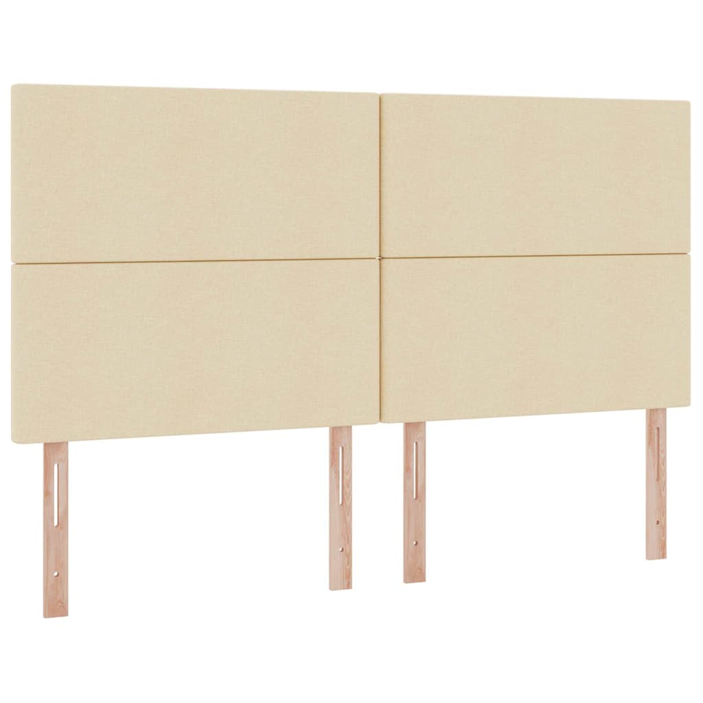 Förvaringssäng med LED med madrass Kräm 180 x 200 cm Polyester