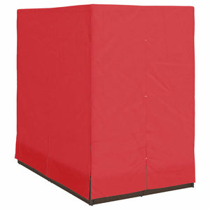 Dubbel Solstol med Tak Brun 205 x 129 x 200 cm PE rotting