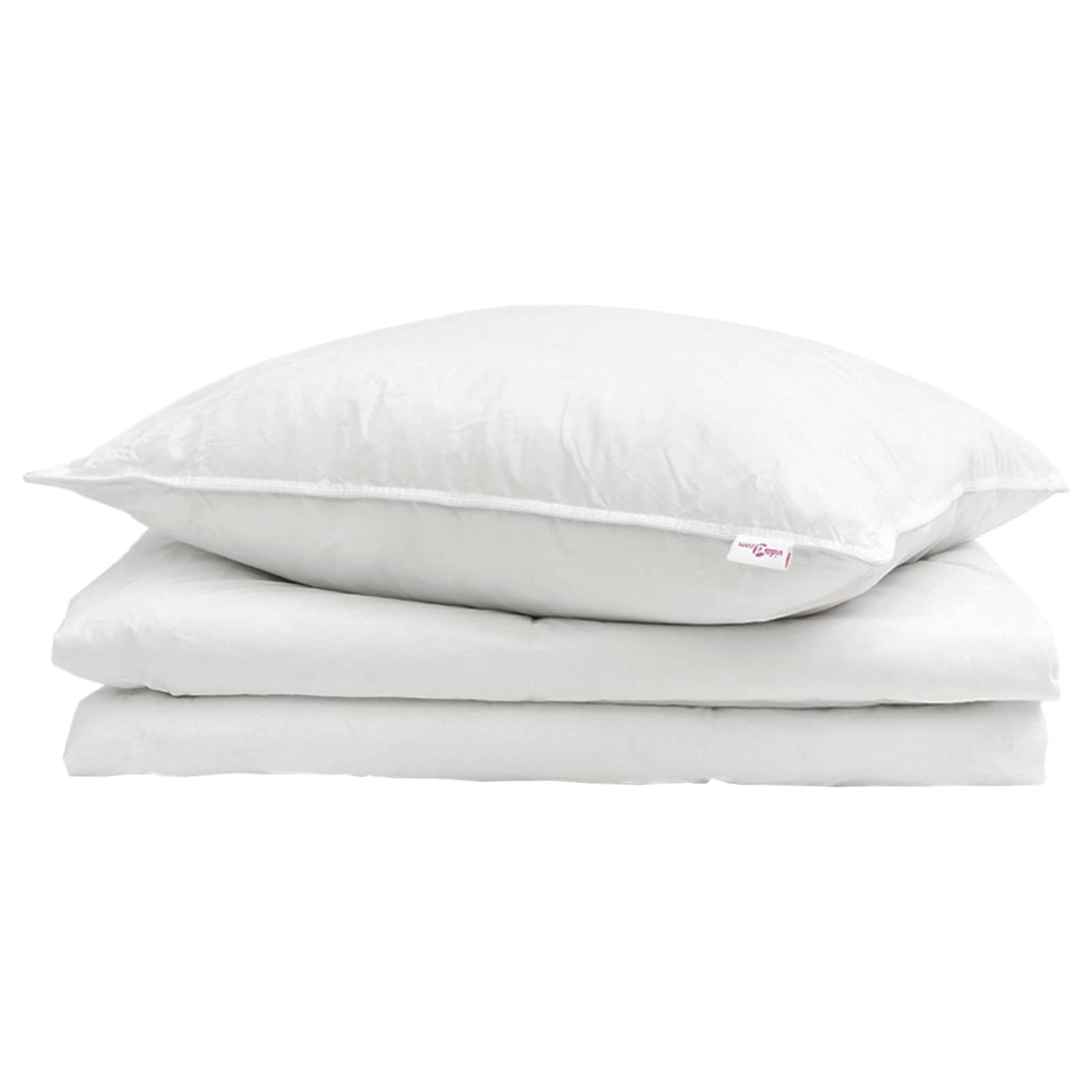 Sommar Duvet med kudde 2 pcs Vit Dunfjäder