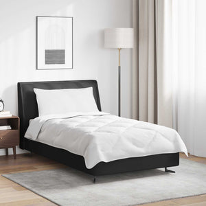 Duntäcke med kudde 2 pcs Vit Mikrofiber